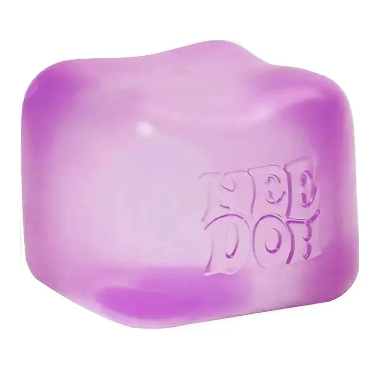 NeeDoh Nice Ice Baby - Squish Cube| Fidget Toy for Anxiety & Focus