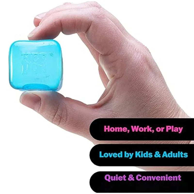 NeeDoh Nice Ice Baby - Squish Cube| Fidget Toy for Anxiety & Focus
